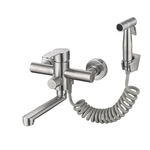 <span class=keywords><strong>Robinet</strong></span> de cuisine haut de gamme durable avec douchette latérale et ensemble combiné à tige allongée pour cuisine moderne - Product Image 5