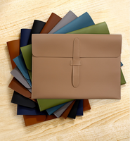 Carpeta de Documentos de Cuero PU A4 con Logotipo Personalizado, Portafolio Impermeable para Negocios, Organizador de Archivos Profesional para Regalos Corporativos