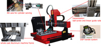 Mini routeur CNC 3030 pour le bois avec commande NC Studio, moteur à broche unique, facile à utiliser pour le travail du bois