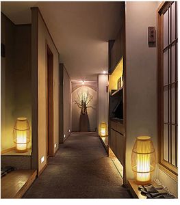 Pantalla de lámpara de mimbre tejido bohemio para colgar lámparas de pie decoración del hogar lámpara araña - Product Image 4