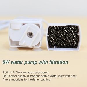 Harga Pabrik Air Mancur Mandi Burung Otomatis Kolam Mandi Burung Beo dengan Pompa Senyap Air Mancur Mandi Burung untuk Parkit <span class=keywords><strong>Cockatiel</strong></span> - Product Image 5