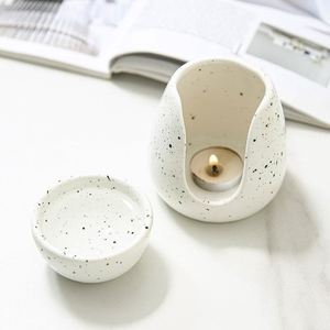 New Gift Essential Oil <b>Burner</b> Wax Melt <b>Burner</b> Aromatherapy Aroma <b>Burner</b> Ceramic Oil Diffuser <b>Candle</b> Tealight Oil Warmer - Product Image 3