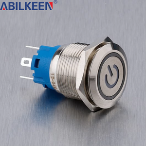 19Mm Kim Loại Đẩy Nút Chuyển Đổi LED Chuyển Đổi Điện Không Thấm Nước Chuyển Đổi Động Cơ Thép Không Gỉ Xe Máy Động Cơ Khởi Động 19Mm - Product Image 2