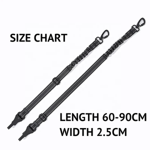 Sabuk pengaman anjing 3 in 1, Multi fungsi dapat disesuaikan hewan peliharaan mobil sabuk pengaman kendaraan Harness untuk anjing kecil sedang besar - Product Image 4