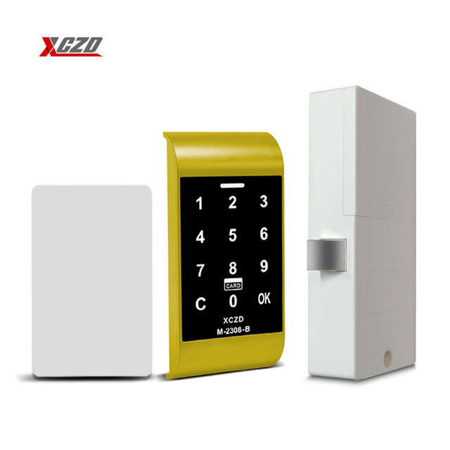 RFID Card Access Door Lock Popular Anti-Theft Keyless Electronic Cabinet for Gym Made of Steel Plastic ABS Intelligent Features