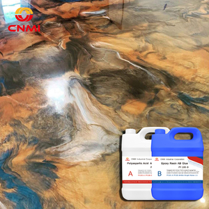 Resina poliaspártica de cristal transparente CNMI para revestimiento de suelo de garaje, resina de ácido poliaspártico súper antiamarillamiento para suelo metálico - Product Image 1