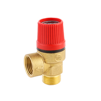 Vanne de sécurité en laiton Huibo 1/2" MF haute performance avec certification CE, à commande manuelle pour chaudière à eau