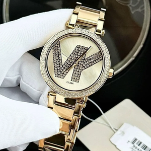 High Quality Luxury Three-pin Quartz <strong>Watch</strong> <strong>Women's</strong> <strong>Watch</strong> Stainless Steel <strong>Set</strong> with Diamond - Product Image 3