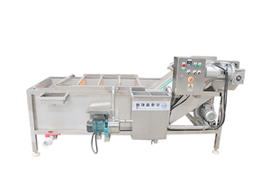 Gà ruột làm sạch máy trái cây waxing Máy làm sạch bàn chải con lăn ốc làm sạch máy - Product Image 3