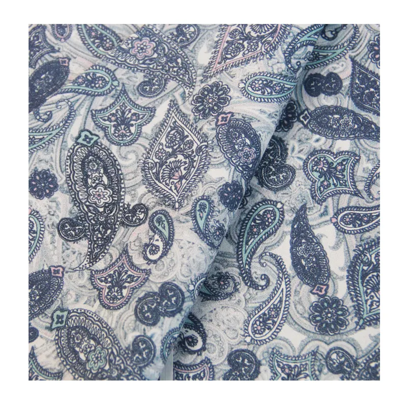 Nuovo arrivo Paisley Design digitale tessuto stampato 100 cotone tessuto popeline per l'abbigliamento
