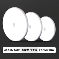 Moderne 18W 24W 36W Intérieur/Extérieur LED Plafonniers Infrarouge Pir Détecteur de Mouvement Maison Intelligente Chambre Acrylique Montage en Surface