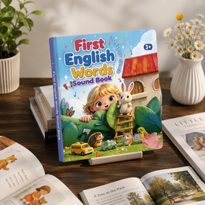 หนังสือเสียง<span class=keywords><strong>ภาษา</strong></span>อังกฤษเล่มแรก หนังสือพูดได้แบบอินเทอร์แอคทีฟ สัมผัสและเรียนรู้ หนังสือพูดได้ 500+ <span class=keywords><strong>คำ</strong></span> ของเล่นเสริมพัฒนาการสำหรับเด็กอายุ 3 ปีขึ้นไป - Product Image 1