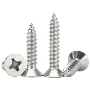 Tornillos autorroscantes avellanados de acero inoxidable Mu Jin M2 M2.5 M3 M4 M5 M6 para aplicaciones en madera - Product Image 3