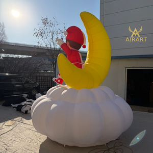 Mascota Inflable <span class=keywords><strong>de</strong></span> Dibujos Animados del Príncipe Luna <span class=keywords><strong>de</strong></span> 3m <span class=keywords><strong>de</strong></span> Altura para Decoración <span class=keywords><strong>de</strong></span> Parques, Patios y Fiestas - Product Image 4