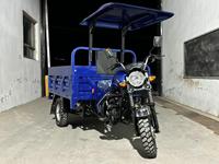Tricycle de transport à 3 roues à carrosserie ouverte, robuste, 200cc, démarrage électrique, 5 vitesses, capacité de charge de 1000 kg, 50-70 km/h, certifié CEE, 48V