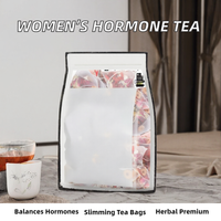 Teh Herbal Kesehatan Keseimbangan Hormon Wanita dengan Ekstrak Ginseng Merah & Gelatin Kulit Keledai Teh Segar dalam Kemasan Besar