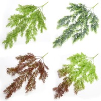 YL Plante artificielle réaliste en forme de fougère, style herbe persane, feuillage écologique pour décoration intérieure, mariage, Noël, Halloween