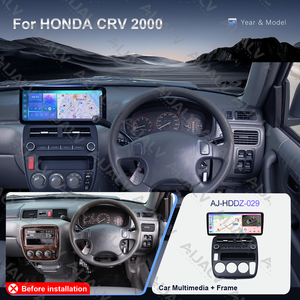 Autoradio OLED 12,3 pouces avec GPS, Android Auto, Carplay, DSP, lecteur CD, caméra de recul, Mirror Link, pour tableau de bord Honda CRV <span class=keywords><strong>2000</strong></span> - Product Image 3