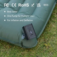 Pompe à air manuelle légère et portable, mini compresseur d'air compact, pompe à air pour le camping, la tente, le matelas pneumatique