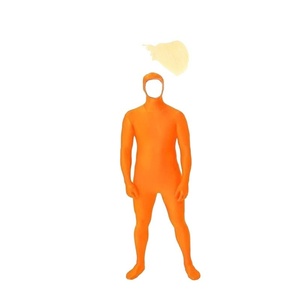 Disfraz de Poliéster Naranja Unisex para Adultos XJ para Disfraces de TV/Películas con Barba y Cejas Amarillas, Traje para Fiesta de Halloween - Product Image 5