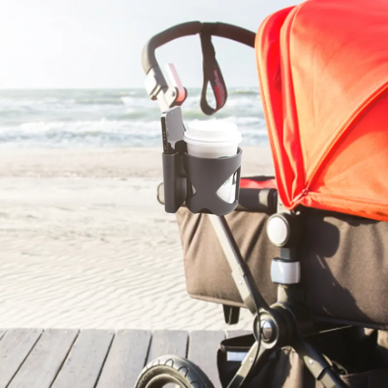 2024 novo produto acessórios para carrinho de bebê suporte de copo para carrinhos de bebê com suporte para telefone