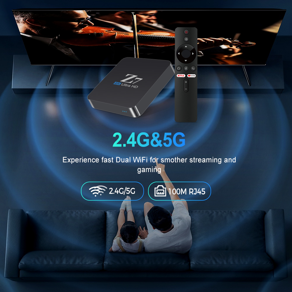 その他 Android TV box Z7 Model Android TV Box - Google Certified Media Player