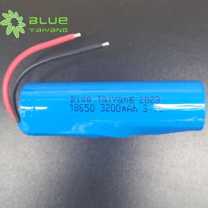 Batería de iones de litio 3200mAh <span class=keywords><strong>18650</strong></span> personalizada de alta calidad <span class=keywords><strong>18650</strong></span> baterías de iones de litio cilíndricas de litio 3200mAh - Product Image 1