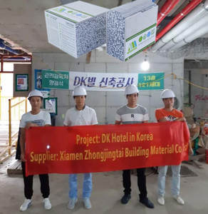 Panneau mural en EPS isolé à installation <span class=keywords><strong>rapide</strong></span> 7X pour hôtel, béton préfabriqué, polyuréthane isolé thermiquement pour l'extérieur de la maison - Product Image 5