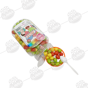 <span class=keywords><strong>Chicle</strong></span> de Burbuja Relleno con Sabor a Frutas Mixtas, <span class=keywords><strong>Chicle</strong></span> de Goma Redondo, Dulce, Multicolor, en Frasco, para Niños - Product Image 4