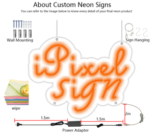 Ipixel Giáng Sinh Vui Vẻ <span class=keywords><strong>LED</strong></span> Neon Ánh Sáng Dấu Hiệu Với Acrylic Bảng Điều Chỉnh Tường Neon Trang Trí Ánh Sáng Ban Đêm Cho Các Bên Phòng Ngủ Giáng Sinh Neon Dấu Hiệu - Product Image 6