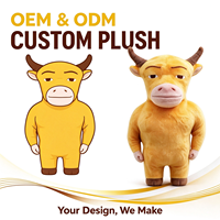 Jouets en peluche personnalisés OEM : Poupée Niu Niu, produit dérivé de film abstrait – Créez vos propres figurines en peluche de marque