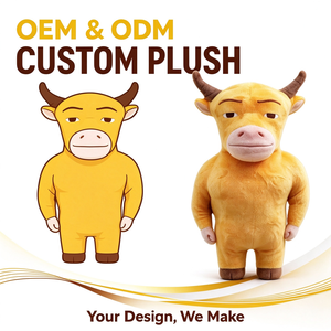 Juguetes de Peluche Personalizados OEM: Muñeco Niu Niu de Mercancía Cinematográfica Abstracta - Crea tus Propias Figuras de Peluche de Marca - Product Image 1