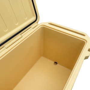 Chariot isotherme mobile <span class=keywords><strong>200L</strong></span> pour fruits de mer, bac rotomoulé en LLDPE isolé pour <span class=keywords><strong>congélateur</strong></span> d'abattoir - Product Image 4