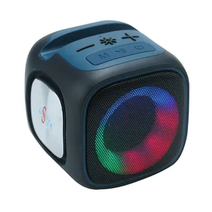 HS-3140 neues Modell Lautsprecher Mini Outdoor-Lautsprecher mit Subwoofer,Disco bunte Lichter, Stereo-Sound