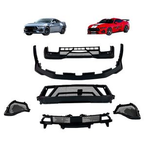 ชุดแต่งกันชนหน้า PP พลาสติกคุณภาพสูง พร้อมสเกิร์ตข้าง สำหรับ <span class=keywords><strong>Ford</strong></span> <span class=keywords><strong>Mustang</strong></span> ปี 2022+  แบบ <span class=keywords><strong>Shelby</strong></span> <span class=keywords><strong>GT350</strong></span> - Product Image 1