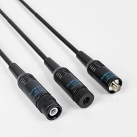 Antena de Comunicación de Radio de Doble Banda para Interiores BAOFENG NA-771 144/430MHz / Conectores M/BNC 1.5 VSWR 2.15/3.0dB Ganancia Vertical