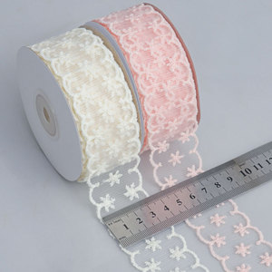 El yapımı pamuk DIY dekoratif şerit yeni dantel işlemeli örgü dantel kumaş hayvan desen düğün yay kemer yaka manşetleri - Product Image 2