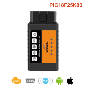 FOXWELL FW601 Universal <span class=keywords><strong>OBD2</strong></span> WIFI ELM327 V 1,5 PIC18F25K80 escáner para Android IOS ODB2 <span class=keywords><strong>OBD2</strong></span> lector de código herramienta de escaneo de coche ELM327 - Product Image 1
