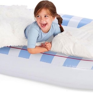 Cama Inflable de PVC Tipo Bote, Colchón de Aire de 74*40*15 Pulgadas para Niños, para Dormir en Interiores, Dormitorio, Camping, Playa y Diversión al Aire Libre - Product Image 5