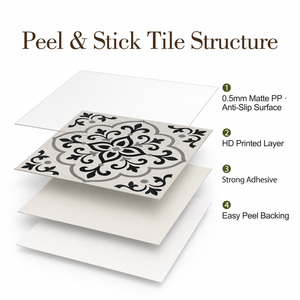 Autocollants de carrelage de sol en PVC 3D à motifs 2023 pour la <span class=keywords><strong>décoration</strong></span> de la <span class=keywords><strong>maison</strong></span> - Product Image 3