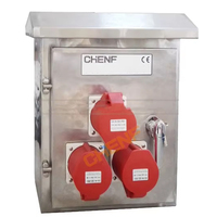 Boîtier d'alimentation mobile multi-boucles CHENF personnalisé, IP65, avec interfaces de prise sur mesure pour câblage d'événements extérieurs en direct
