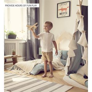 新製品のアイデア室内装飾木製モデルおもちゃ帆船おもちゃバルサ木製モデル飛行機モデル子供ギフト用モデルキット - Product Image 4