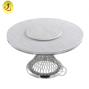 Table ronde d'hôtel de mariage de meubles d'acier inoxydable d'or de luxe - Product Image 4