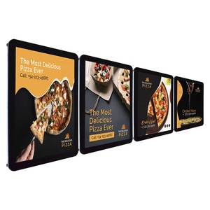 กล่องไฟอะคริลิคติดผนังแบบมีไฟส่องด้านหลัง สำหรับร้านอาหาร ฟาสต์ฟู้ด ป้ายโฆษณา ป้ายประชาสัมพันธ์ เมนูพิซซ่าแบบ LED - Product Image 1