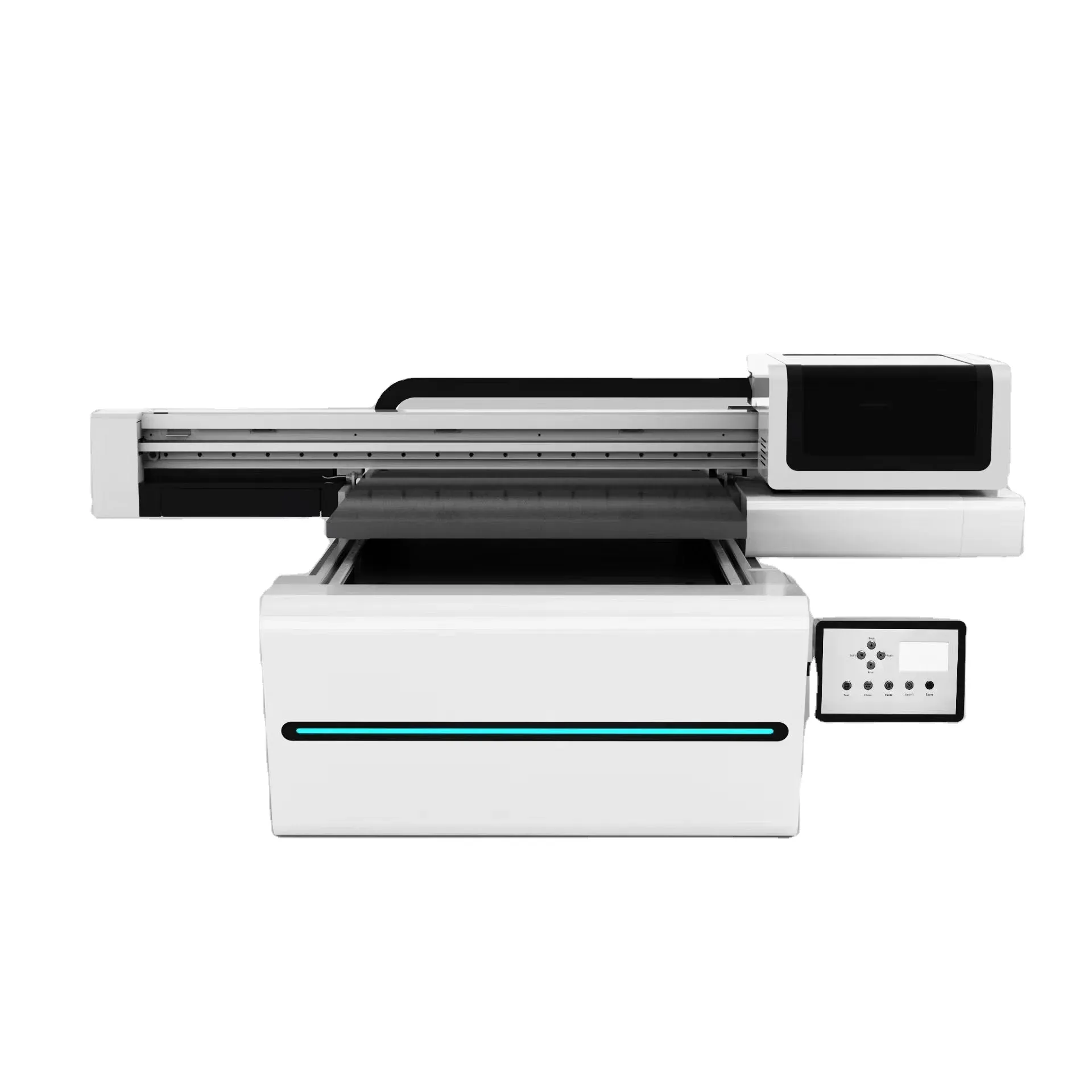 6090 УФ-принтер, полный набор, печатная машина для печати пленочных этикеток, наклейка для телефона, бутылки, стекла, металла, 6090, Ультрафиолетовый планшетный принтер