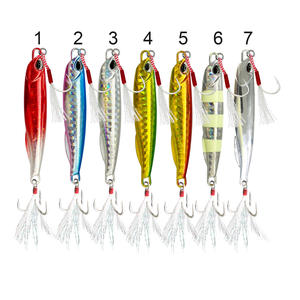 Esche artificiali Shore Lento Jigging Dura Piombo Bass Esche <span class=keywords><strong>Da</strong></span> <span class=keywords><strong>Pesca</strong></span> 10g/15g/20g/25g/30g/40g/60g Duro Richiamo di <span class=keywords><strong>pesca</strong></span> <span class=keywords><strong>Con</strong></span> gancio di Alta qualità - Product Image 2