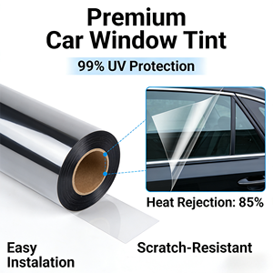 Película de Tinte para Ventanas de Auto con Aislamiento Térmico, Protección UV del 99%, Aislamiento Solar del 5%-75% VLT, Color Primario, Superventas - Product Image 4