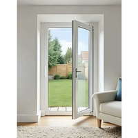 AOSTTER - Puertas Dobles Francesas de PVC con Aislamiento Térmico y Acústico, Envío Rápido, Entrada Principal, Exterior de PVC, Doble Acristalamiento