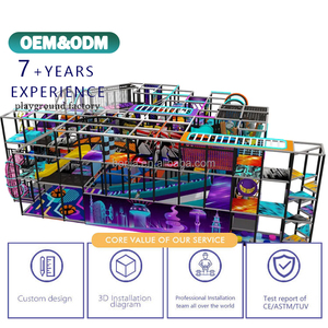 1000 Sqm anak-anak bermain Area dalam ruangan permainan taman anak-anak komersial lembut perlengkapan bermain anak balita Softplay produsen Cina - Product Image 3