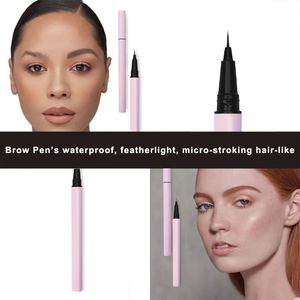 Lilywild diseño impermeable Natural líquido cejas rotulador <span class=keywords><strong>Kit</strong></span> <span class=keywords><strong>3D</strong></span> Liner <span class=keywords><strong>Microblading</strong></span> tatuaje pluma ceja dibujo pluma con logotipo - Product Image 5